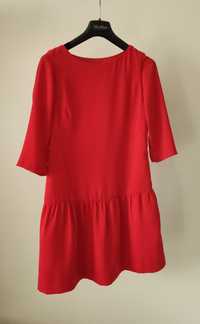 Czerwona sukienka świąteczna na wesele na sylwestra AGGI rozmiar 36, s