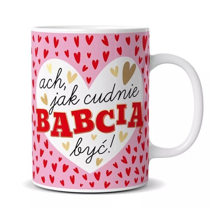 Kubek Ach, jak cudnie być Babcią. Kukartka