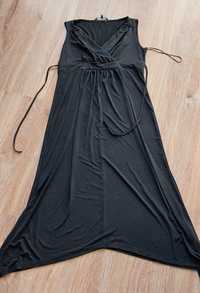 Czarna asymetryczna sukienka Debenhams
