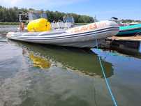 Lodz ponton 9 m 2 x225 honda