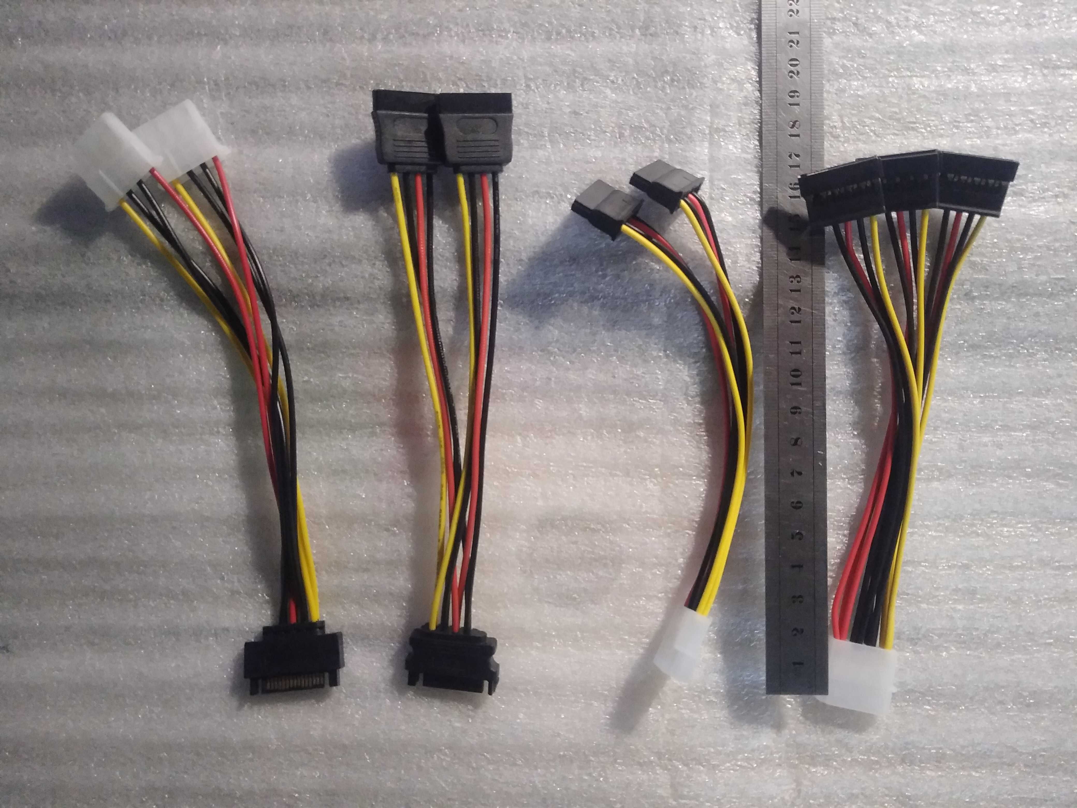 перехідник кабель розгалужувач живлення SATA MOLEX  2 3 4 5