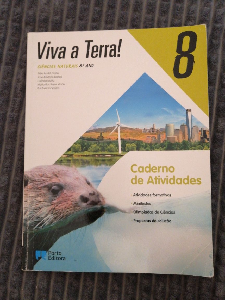 Cadernos de atividade - Ciências Naturais 8°ano(viva a Terra)