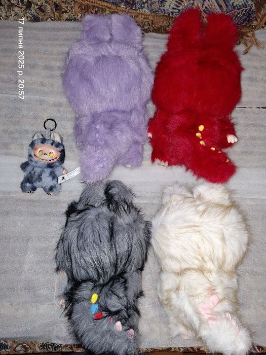 Labubu мякі великі лабубу зімомо zimomo тік ток 4 кольори дракончик