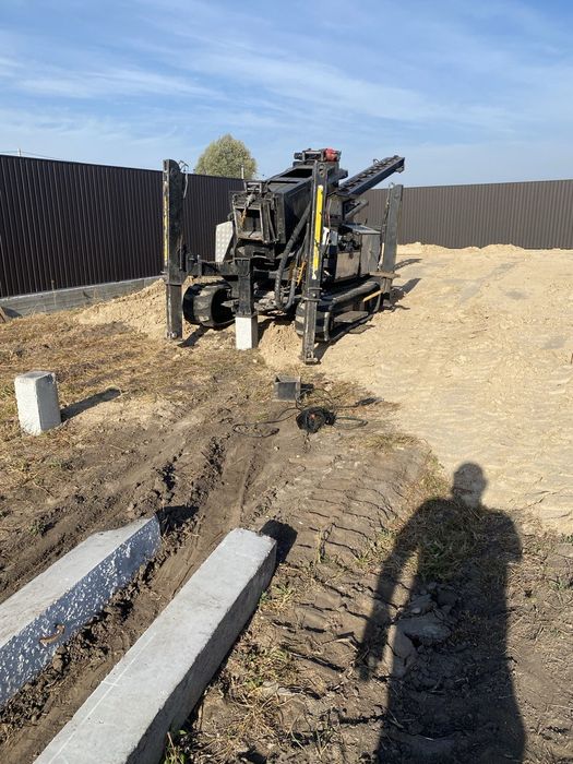 Палі залізобетонні, установка, забивання паль, пальовий фундамент