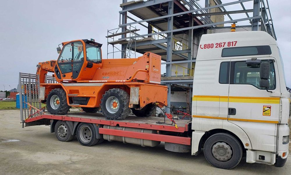 Pomoc Drogowa zabudowa laweta najazd 16t ładowności hydrauliczne najaz