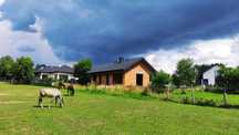 Dom parterowy w stanie surowym otwartym – 91 m² – na działce 942 m²