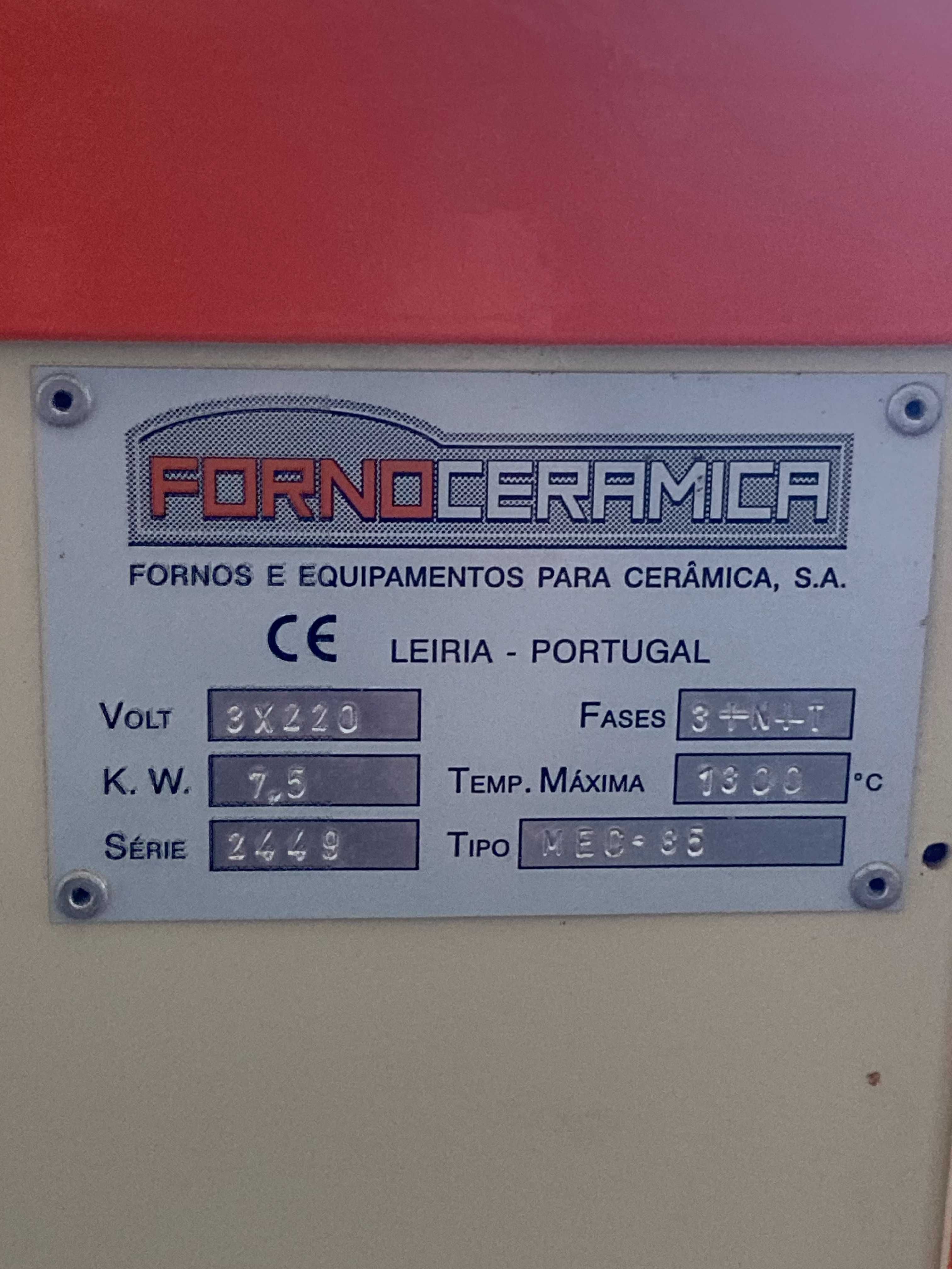 Forno / Mufla para Cerâmica, Vidro, Fusing 1300 Graus (Mt Bom Estado)