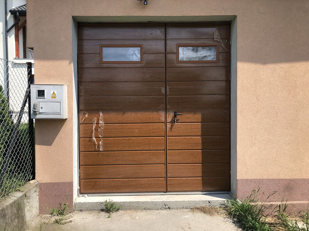 Bramy garażowe uchylne / dwuskrzydłowe/ drzwi stalowe  PRODUCENT