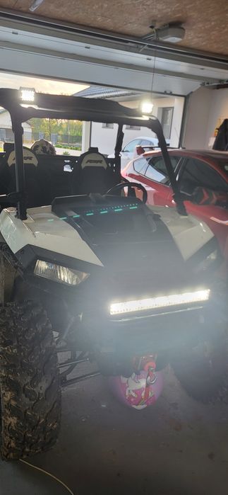 Polaris RZR 900. 2016r 75KM ledbar wciagarka
