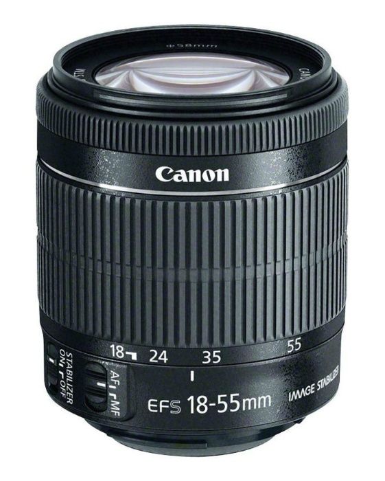 Canon Zoom Lens EF - S 18-55mm 1: 3.5-5.6  IS STM, 58mm