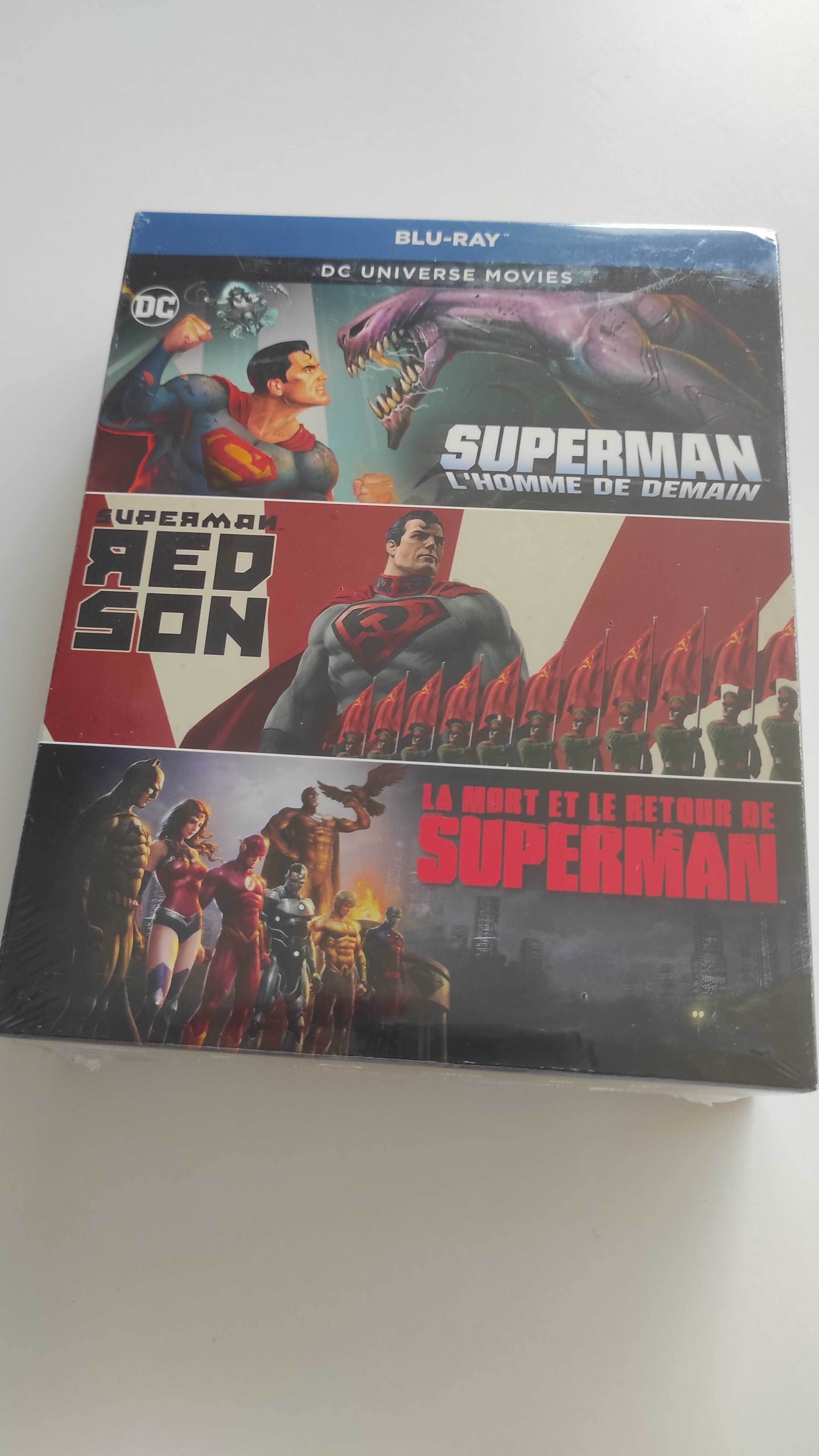 *Pack novo e selado* 3x Superman Blu-ray