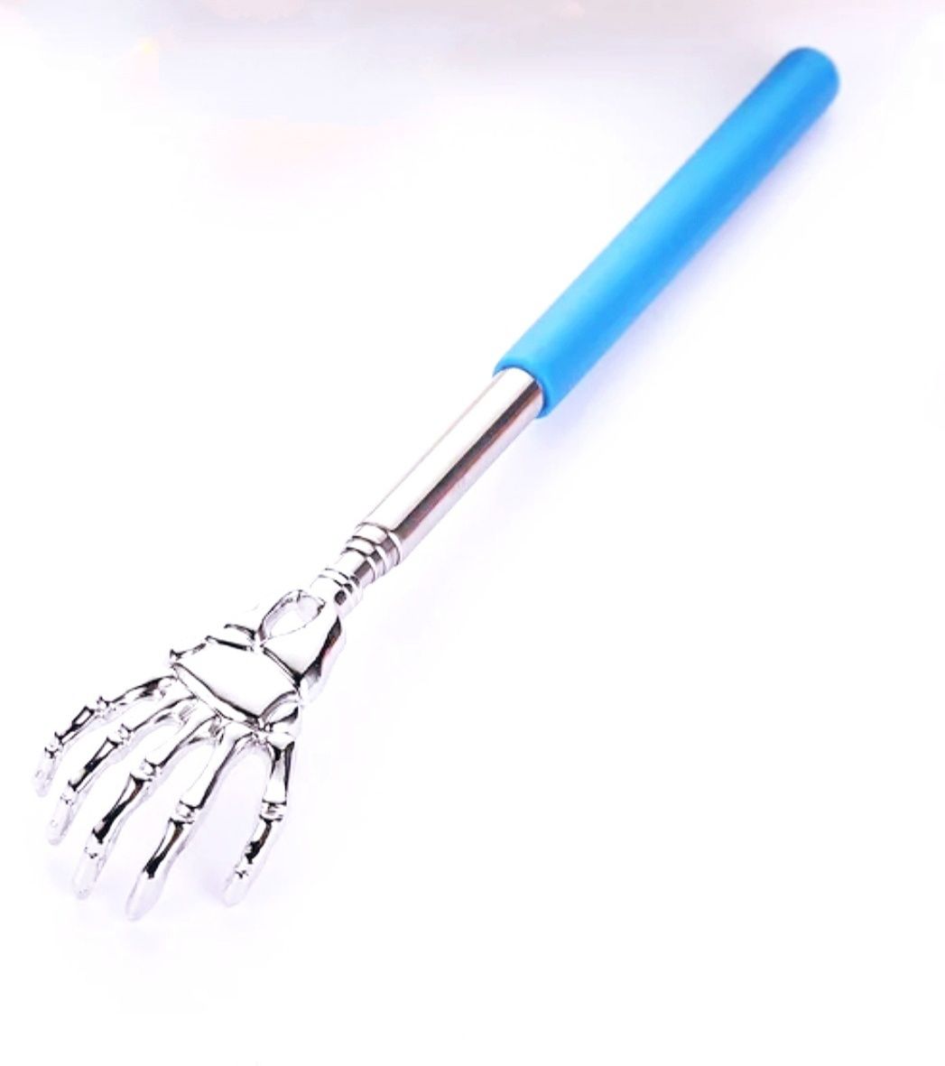 Ручка чесалка для спины телескопическая, 24-61 см массажная