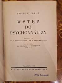 Freud - Wstęp do psychoanalizy, 1. wyd. z 1935 r. Unikat