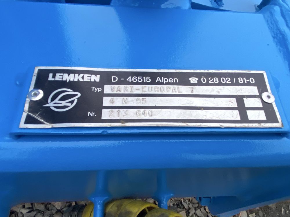 Плуг оборотний навісний 5ти корпусний. Lemken Europal 7,4+1