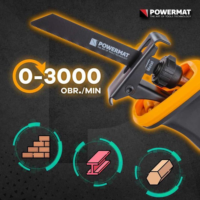 Piła SZABLASTA Lisica  MOCNA 1800W 230V