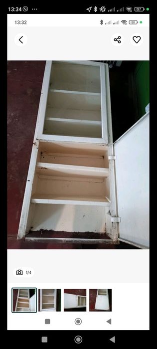 Железный шкаф, тумбочка,стелаж