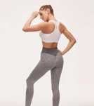 Damskie legginsy sportowe z wysokim stanem S