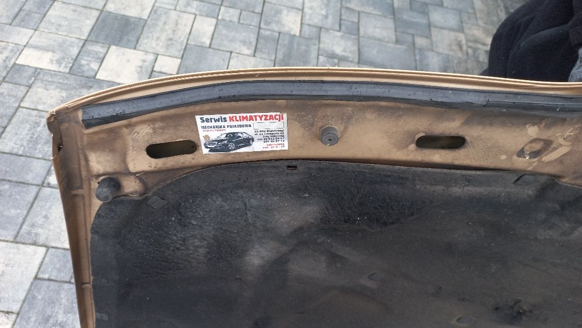 Seat Leon 1 toledo 2 maska pokrywa silnika zlota ls1n