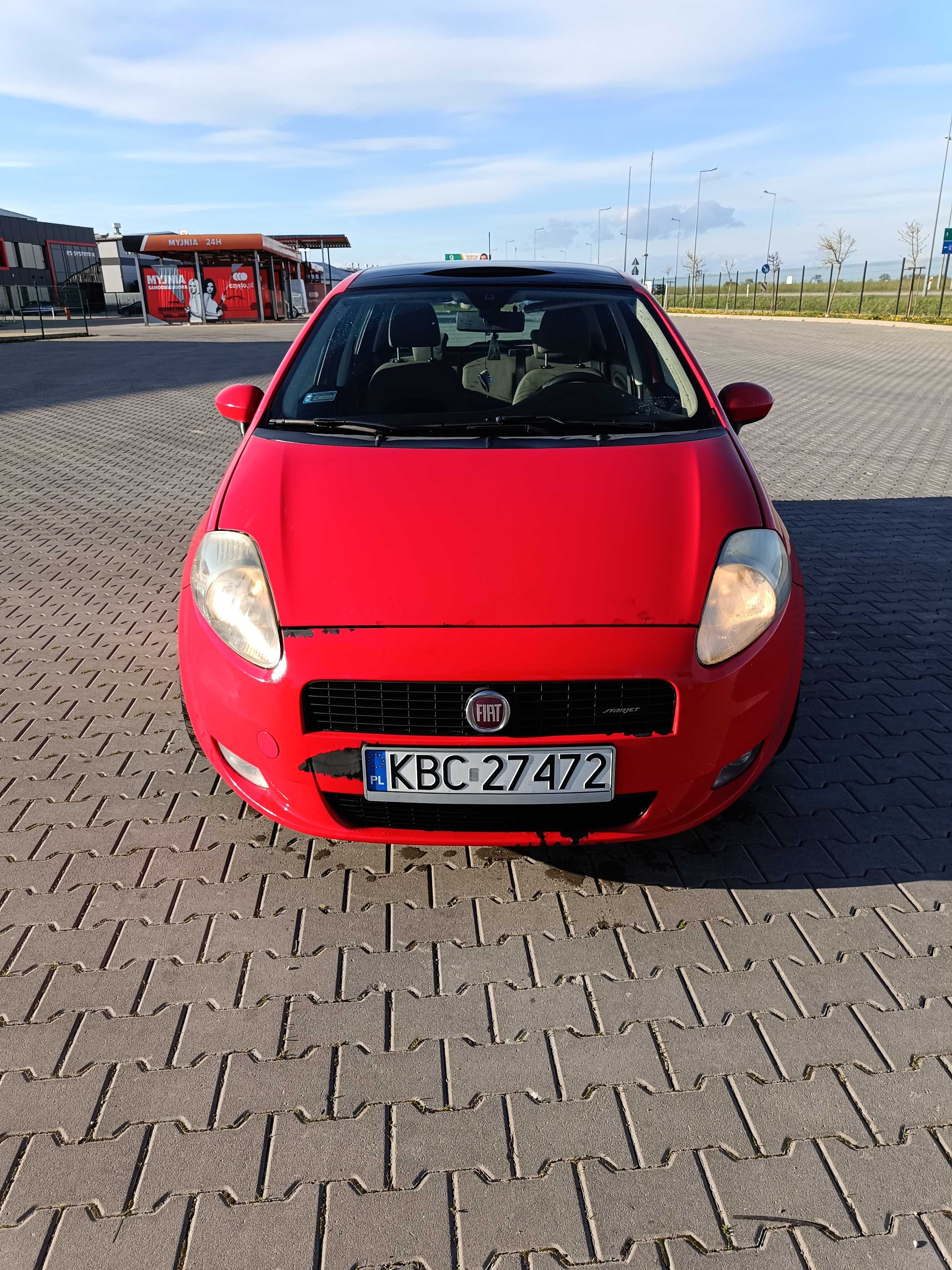 Fiat Grande Punto / Benzyna 1.4 / 5 drzwi / Klima / Salon Polska
