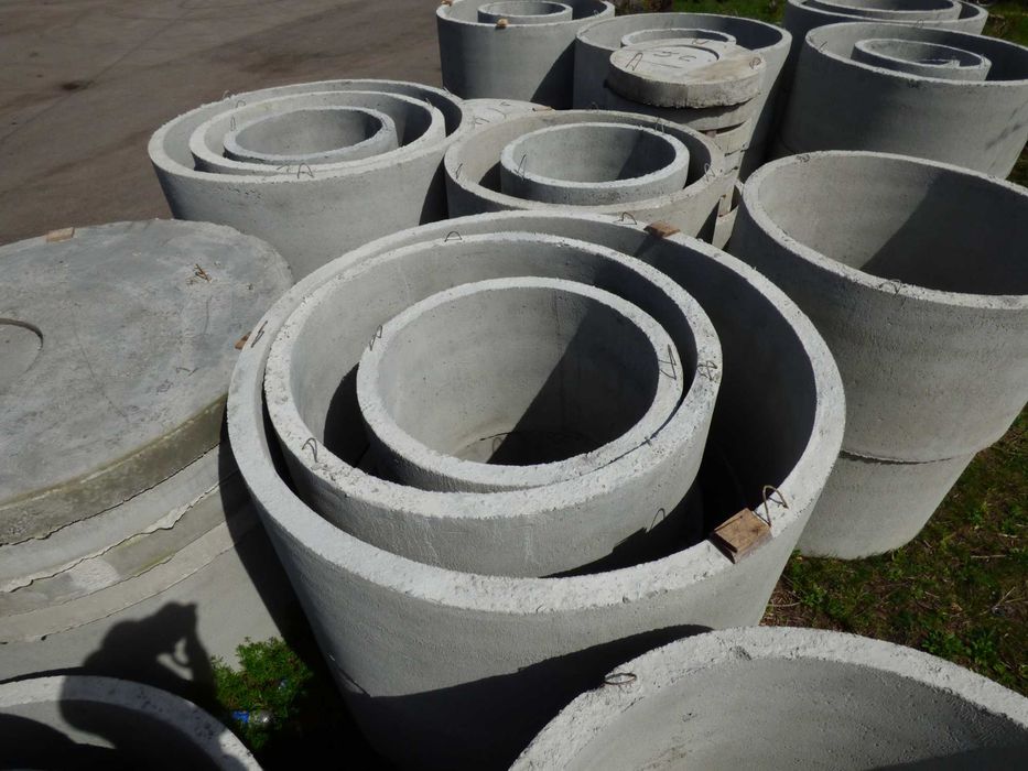 Кільця бетонні каналізаційні, кольца бетонные канализационные, септик