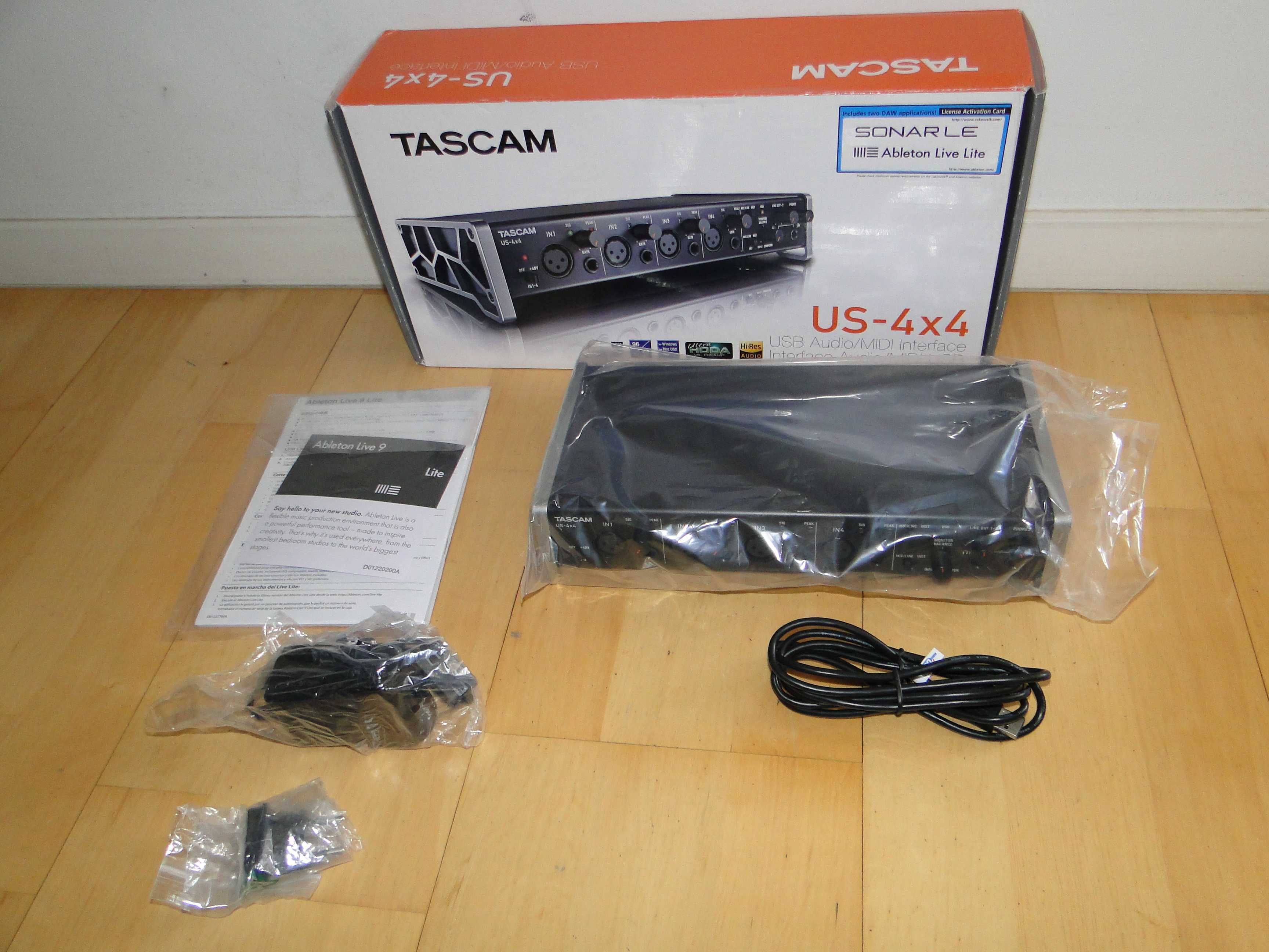 Zawodowy Interfejs Audio USB TASCAM US 4x4.Nówka.Mega Okazja