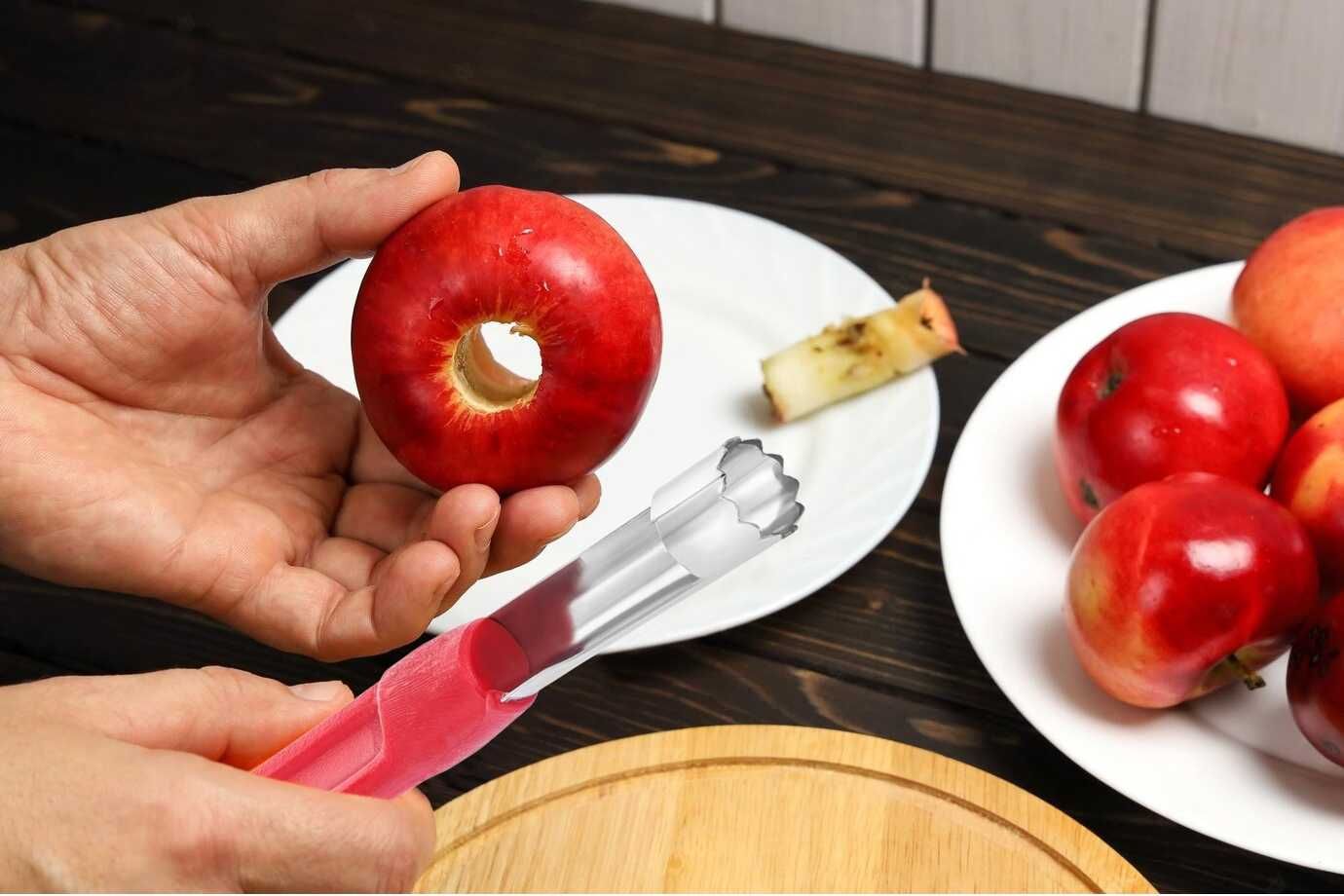 Нож для удаления сердцевин с картофеля и яблок