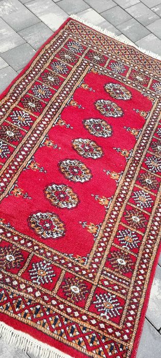 Buchara ręcznie tkany dywan wełniany 166 x 95 cm perski wełna