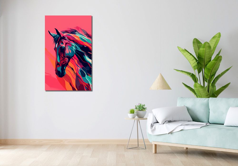 Obraz 60x100cm Wieje Wiatr w Grzywie