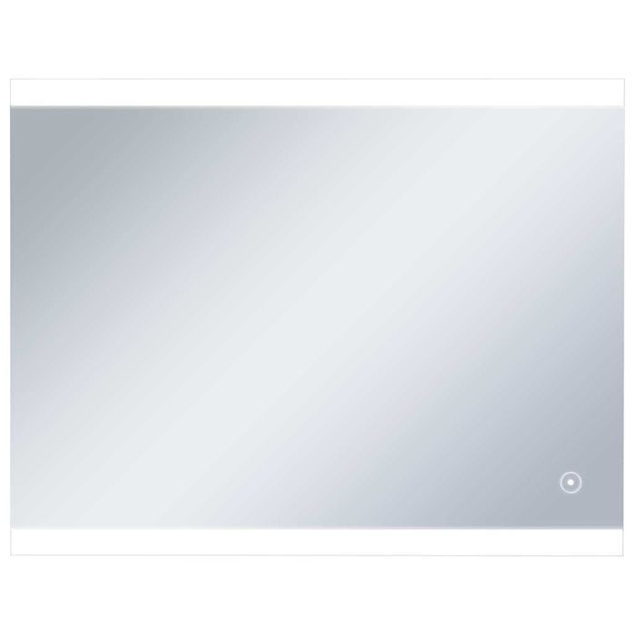vidaXL Lustro łazienkowe z LED i czujnikiem dotykowym, 80x60 cm