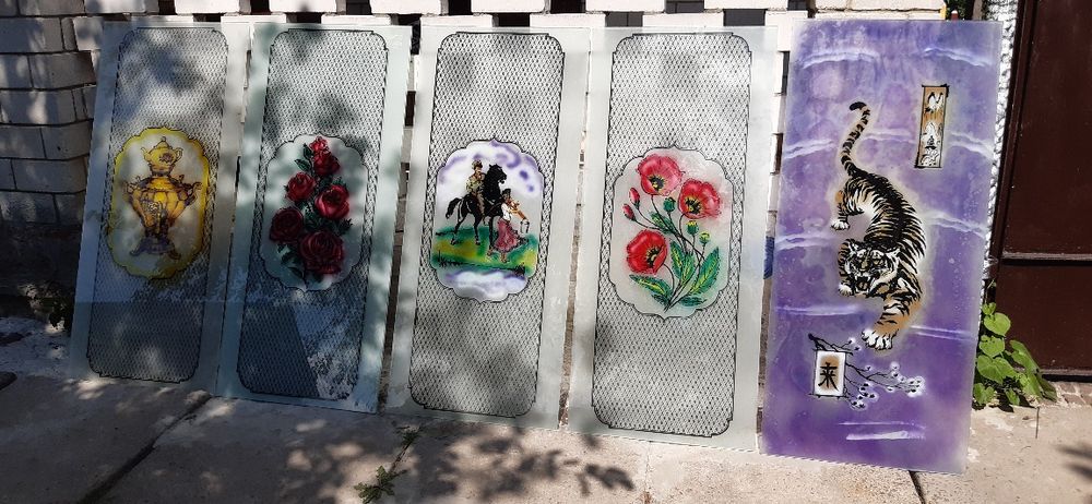 Витражное стекло новое