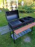 Мангал-барбекю.Сталь 4 мм. BBQ. Мангал від Укрмангал. Коптильня.