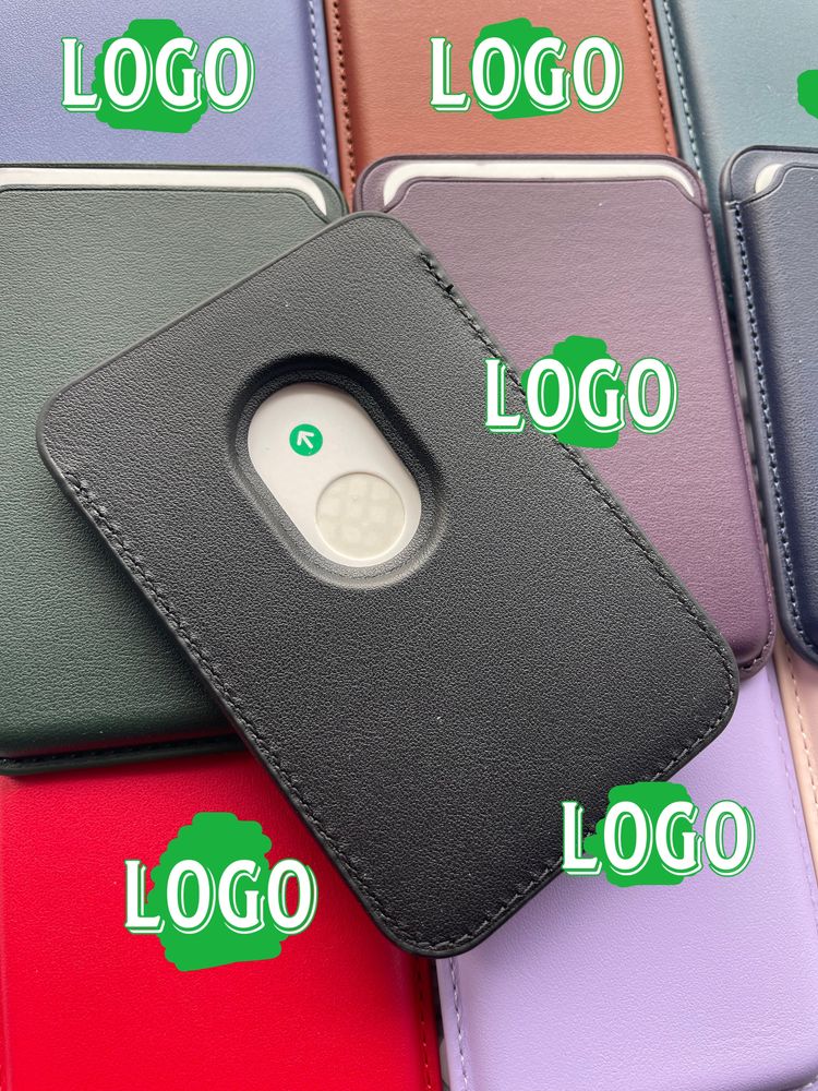 Кошелек Leather Wallet кардхолдер чехол with MagSafe