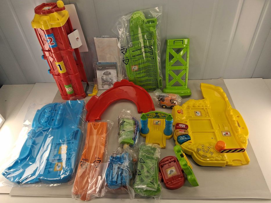 R151 Zestaw Vtech Tut Tut Baby Flitzer Garaż Parking Plac Zabaw