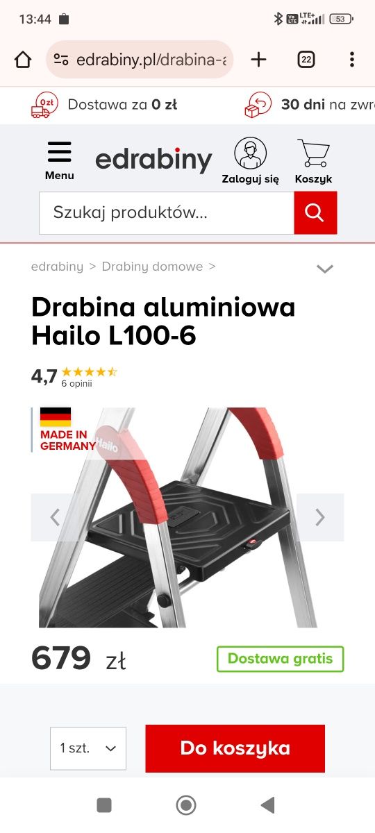Drabina jak nowa