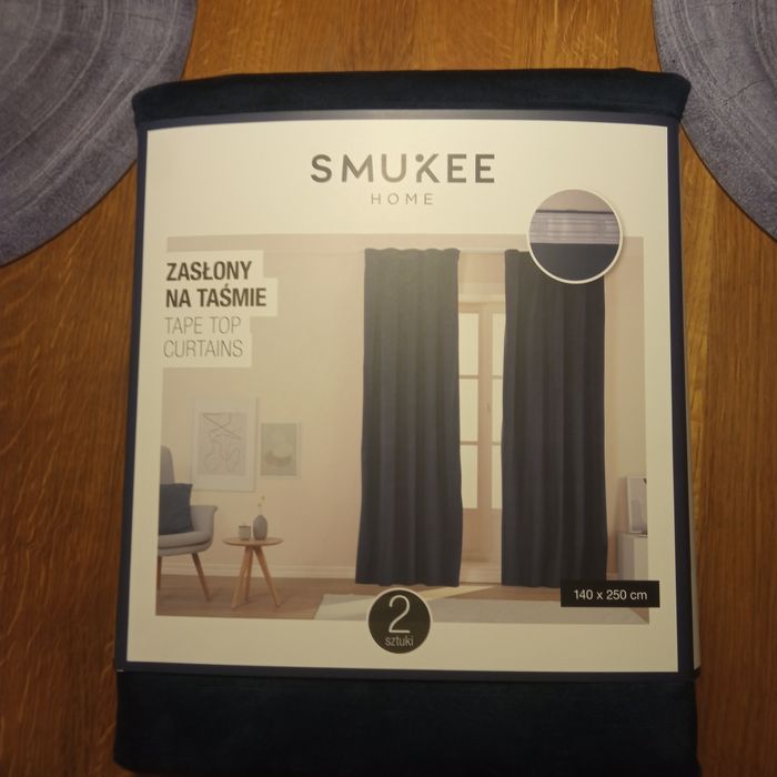 Zasłony granatowe, komplet, zestaw,2 sztuk, granat,aksamitne, aksamit,