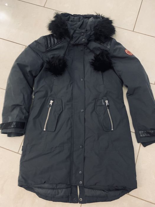 Khujo markowa kurtka / płaszcz Parka damska, grafit  Extra stan r. L i