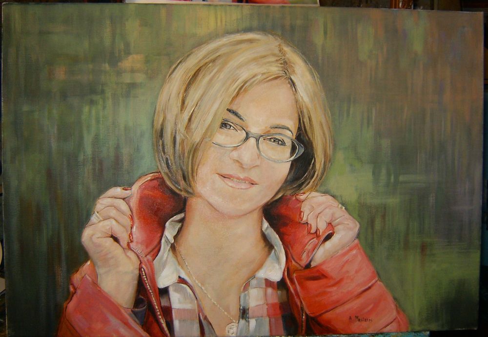 Obraz portret olejny pamiątka na pokolenia