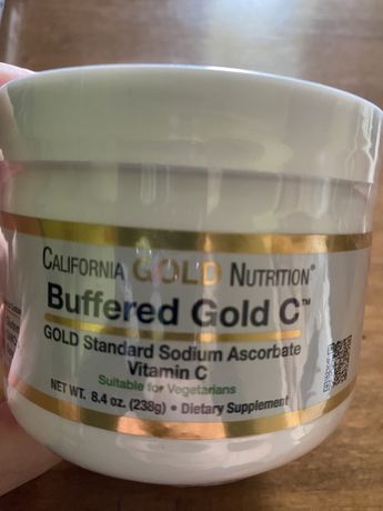 Iherb Buffered Gold С, некислый буферизованный витамин С в форме порош