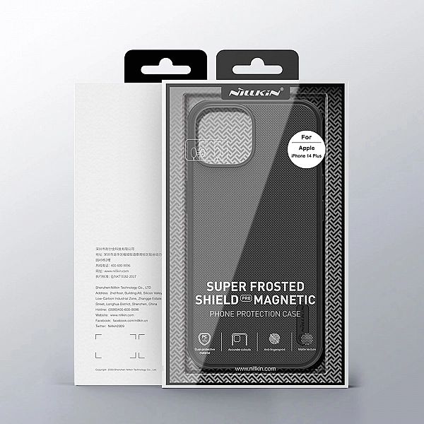 Nillkin Super Frosted Shield Pro Magnetic Case etui iPhone 14 Plus z M