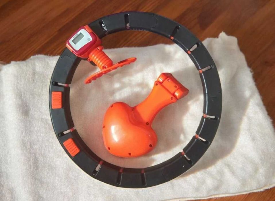 Обруч з утяжувачем хулахуп для фітнесу в домашніх умовах