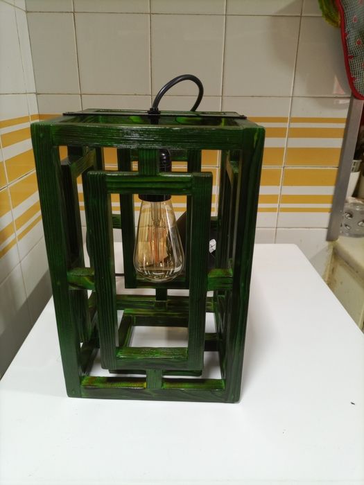 Candeeiro novo artesanal de pendurar