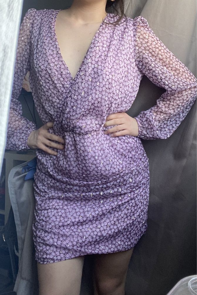 Luźna elegancka sukienka