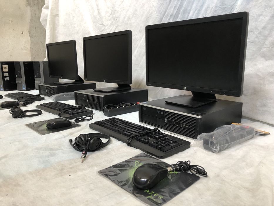 комп'ютери і3,і5 монітори 19-24. Гурт, роздріб нал/USDT