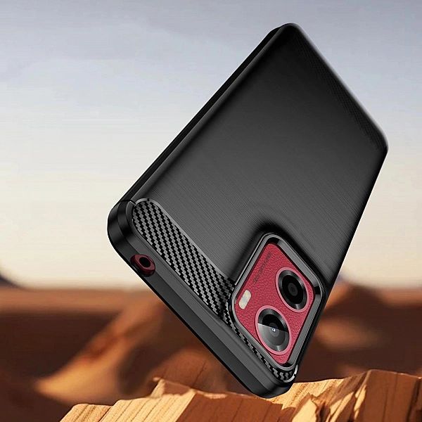 Tech-Protect Tpucarbon Motorola Moto G05 / E15 Black
