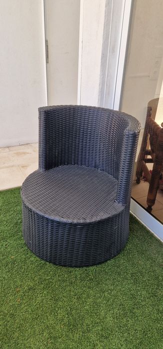 Conjunto jardim exterior em Rattan