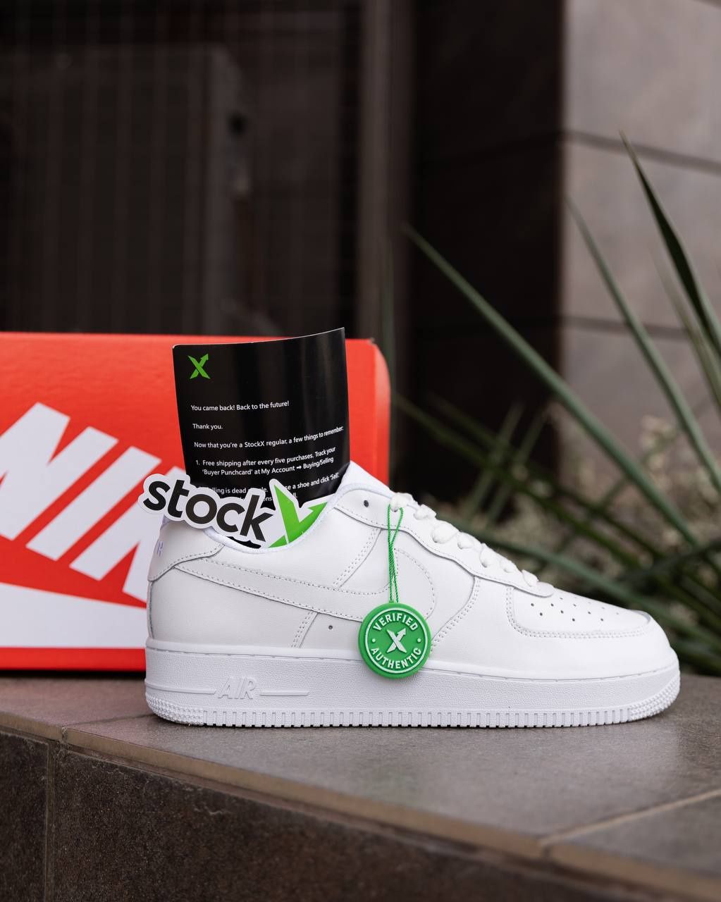 Nike Air Force 1 07 Leather White / Nike Air Force / Найк форси