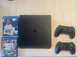 PlayStation 4 Slim 1TB + 2 pady + GTA V + FIFA 18 – stan idealny!