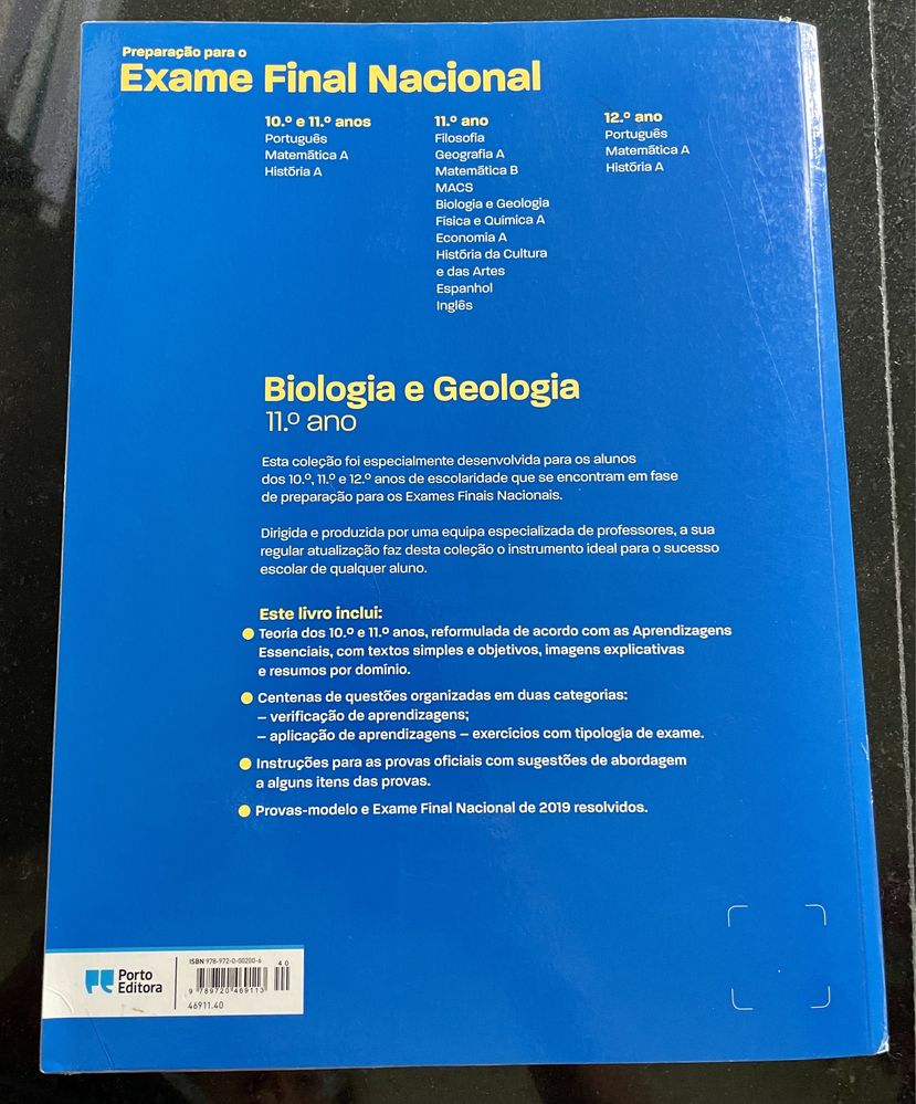 Livro de preparação para o exame de biologia e geologia 2020