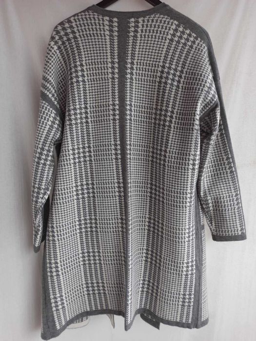 NOOOWY UNIKAT płaszczyk  włoski krata   rozm.44/46 damski