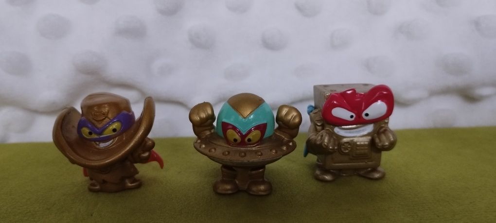 Złote rzadkie Super Zings -Alien Bandit,Outlaw Clint, Kapitan Hardlock